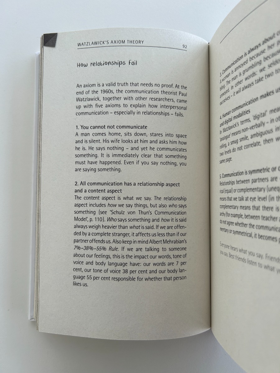 The Communication Book page